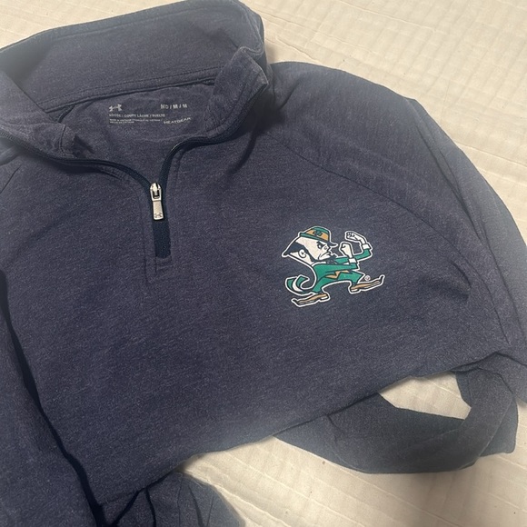 Under Armour Tops - Notre Dame fighting Irish half zip
